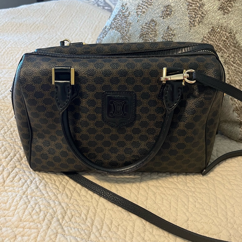 Celine Macadam handbag satchel